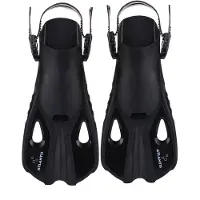 Atlantis Snapper Flippers Black S/M (37-41)