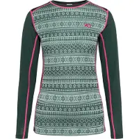 Kari Traa - Women's Mina L/S - Merino-ondergoed L, turkoois