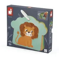 Janod - Babyboekje - Voelkaarten savannah