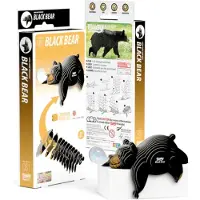 Fat Brain Toys 3D Puzzel - Zwarte Beer - Wilde Dieren - Duurzaam - Verzamel Ze Allemaal - 6 Jaar