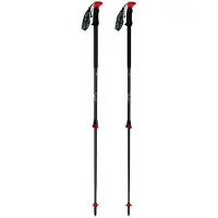 Plum - Skistokken - Trail Tour FL Carbon EF voor Unisex van Aluminium - Zwart