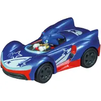 Carrera Speelgoedvoertuig - P-S Sonic the Hedgehog - Sonic Speed Star - Livery 2 - Pull-Back Terugtrekauto