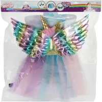Dream House Dreamhorse 12148A - Verkleedset Eenhoorn - Tiara Tutu Vleugels