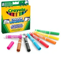 Crayola color wipeoff whiteboard stiften, 8st.