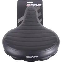 Edge Fietszadel urban xl wave - zwart