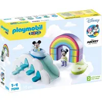 Playmobil Disney Mickey 1.2.3 & : And Minnie House In The Clouds Construction Game Veelkleurig Kinderen