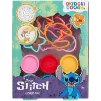 Canenco kleiset Disney Stitch met vormen en 6 kleuren klei.