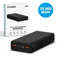 FlinQ - Powerbank - 20.000 mAh - 2 kleuren