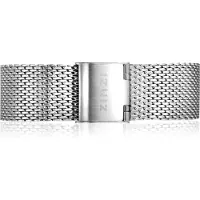 Zinzi stalen mesh horlogeband zilvergekleurd 18mm RETBAND1