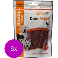 Boxby Proline Duck Slices - Hondensnacks - 6 x Eend 90 g