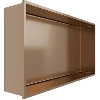 BES LED Inbouwnis - Leoni Nima - 30x60x10cm - Geborsteld Koper