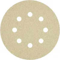 Ivana Schuurschijf - Klittenband - Rond 8-Gats - Korrel 320 - Ø125mm - 10 Stuks