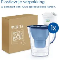Brita Waterfilterkan Marella Cool - 2,4L - Blauw - incl. 1 MAXTRA PRO Pure Performance Waterfilter – Past in de koelkast - Filter drinkwater van kalk, chloor, PFAS, herbicide, pesticide en meer*
