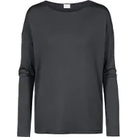 Mey T-shirt met lange mouwen Serie Pure Chic Thunder Grey | Maat L