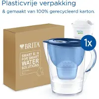 Brita Waterfilterkan Marella XL - 3,5L - Blauw - incl. 1 MAXTRA PRO Pure Performance Waterfilterpatronen - Duurzaam Verpakt