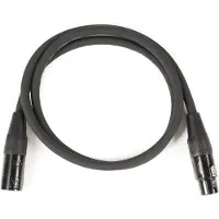 LightmaXX Ultra Series 5-Pin DMX Cable 1m (Black) - DMX-kabel