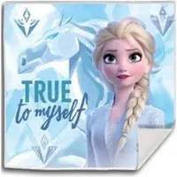 Kids Licensing Handdoek Frozen Ii Meisjes 30 Cm Katoen Blauw
