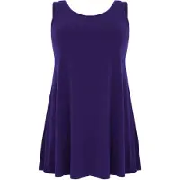 Yoek Top violetblauw