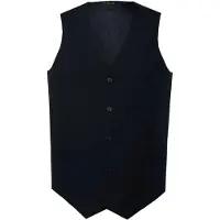 Men Plus Gilet nachtblauw