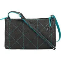 Mywalit Schoudertas turquoise / zwart