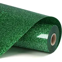 Loklik Heat Transfer Vinyl Glitter - Green - 30.5 x 90 cm