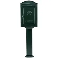 Ks Verlichting Brievenbus Postbox B20 Max Max op poot - zwart