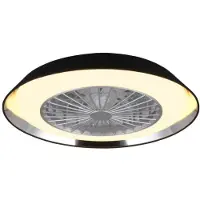 RL LIVE YOUR LIGHT REALITY VARBERG - Ventilator - Zwart - incl. 1x SMD 30W