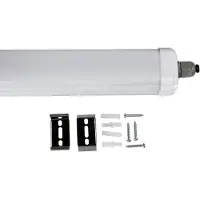 HOFTRONIC™ 12-pack LED Armatuur - IP65 Waterdicht - 120 cm - 36W - 4320lm - 6400K Daglicht wit - Koppelbaar