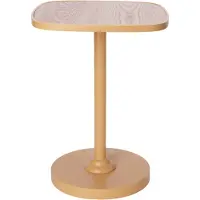 House of Nature Bijzettafel Avondale Geel 30 X 30 X 40 Cm