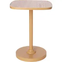 House of Nature Bijzettafel Avondale Geel 40 X 40 X 50 Cm