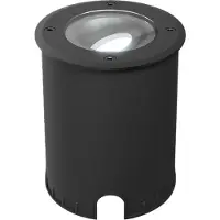 HOFTRONIC™ Set van 3 Lilly dimbare LED Grondspot - Kantelbaar - Overrijdbaar - Rond - 6500K daglicht wit - IP67 waterdicht - 3 jaar garantie - Zwart Grondspot bu