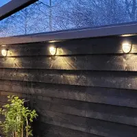 HOFTRONIC™ 4x Solar LED Wandlamp Tropo 3000K warm wit met bewegingssensor