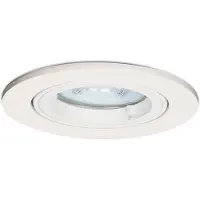 HOFTRONIC™ Set van 6 Dublin LED dimbare inbouwspot - Kantelbaar - Warm wit 2700K- incl. 6x GU10 spot - Wit plafondspot - IP20 voor binnen