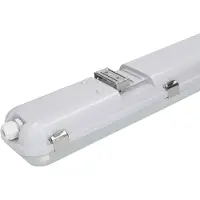 HOFTRONIC™ LED T8 TL armatuur IP65 120 cm 3000K 18W 5760lm 160lm/W incl. flikkervrije LED buizen koppelbaar