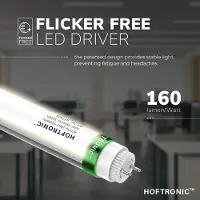 HOFTRONIC™ LED TL buis 150 cm - T8 (G13) - 30 Watt - 4800 Lumen - 3000K vervangt 120W (120W/830) flikkervrij - 160lm/W