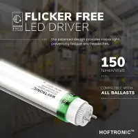 HOFTRONIC™ LED TL buis 120 cm T8 (G13) - VSA Geschikt - 18 Watt - 2700 Lumen - 6000K Daglicht wit vervangt 70W (70W/860) flikkervrij - 150lm/W