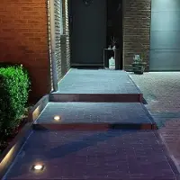 HOFTRONIC™ 9x Ramsay dimbare LED grondspot - Vierkant - Zwart - 6000K daglicht wit - 5 Watt - IP67 straal waterdicht - 3 jaar garantie Grondspot buiten 230V