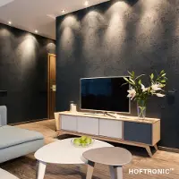 HOFTRONIC™ 3x Porto LED inbouwspot - 3.8 Watt - Warm wit 2700K - GU10 LED module - Dimbaar - IP44 voor binnen en buiten - Zwart