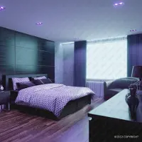 HOFTRONIC™ Smart Mallorca dubbele LED inbouwspot vierkant - Kantelbaar - RGBWW - GU10 - 5.5 Watt - Rechthoekig - GU10 verwisselbare lichtbron - Plafondspot voor