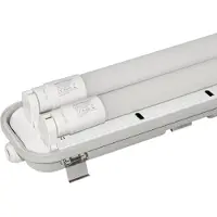 HOFTRONIC™ 6x LED TL armatuur 120 cm 6000K IP65 incl. 2x18 Watt LED buizen