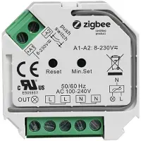 HOFTRONIC™ Zigbee Mini LED dimmer/ontvanger Basic - Draadloos - maximaal 400 Watt - IP20 - Voor Pulsdimmer