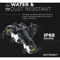 HOFTRONIC™ 10x Kabelverbinder T-vorm IP68 waterdicht
