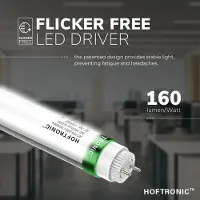 INTOLED LED TL Buis 120 cm - T8 G13 - 6000K Daglicht wit licht - 18W 2880lm (160lm/W) - Flikkervrij - Vervangt 72W (72W/860) - Aluminium Tube