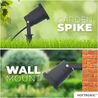 HOFTRONIC™ 3x Sydney Prikspot - GU10 - Plug & Play - Warm wit 2700K - 5 Watt - Voor buiten - Priklamp - Zwart - Grondspies - 1.5 meter netsnoer - Tuin spots, spo