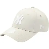 New Era Pet '9FORTY' lichtbeige / wit