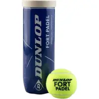 Dunlop FORT PADEL 3PET Padelballen Geel
