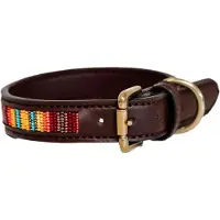 Kentucky Dogwear - Hondenhalsband - Handgemaakte Parels Hondenriem - Pure Oranje - Maat XL (71cm)