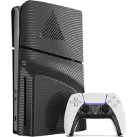 Maxx Tech PS5 Slim Faceplates + Controller Faceplates - Black Wave
