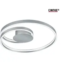 Cinque plafondlamp Ciola mat nikkel