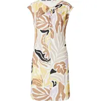 s.Oliver Black Label Jurk crème / bruin / lavendel / zwart